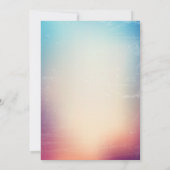 Summer BBQ / SWIMMING / MUSIC Party Invitation Kaart (Achterkant)