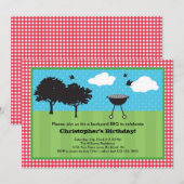 Summer BBQ Uitnodiging (Voorkant / Achterkant)