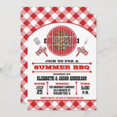 Summer BBQ Uitnodiging (Voorkant / Achterkant)