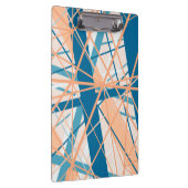 Summer Beach Abstracte geometrische lijnen klembor Klembord (Rechts)