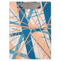 Summer Beach Abstracte geometrische lijnen klembor