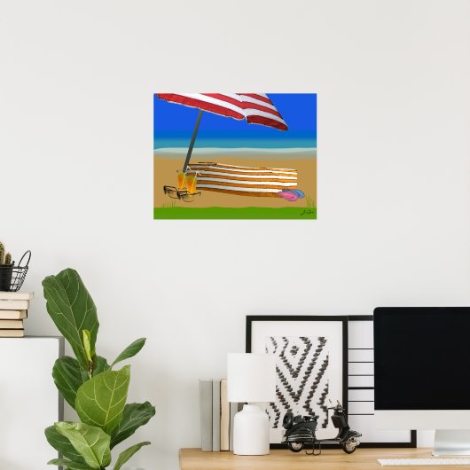 Summer Beach Act2 Poster (Thuiskantoor)