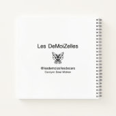 Summer Beach Babe Mode Illustratie Notitieboek (Achterkant)