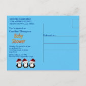 Summer Beach Baby shower Uitnodiging Briefkaart (Achterkant)