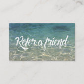 Summer Beach Beauty & Salon Reference Kaart (Voorkant)