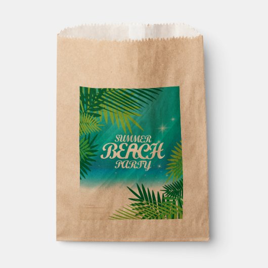 Summer Beach Bedankzakje (Voorkant)