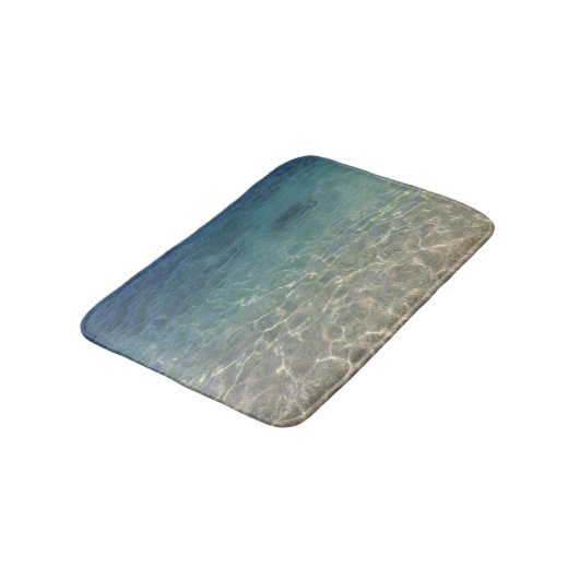 Summer Beach Blue Ocean Water Badmat (Gekanteld)