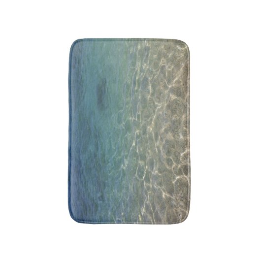 Summer Beach Blue Ocean Water Badmat (Voorkant Verticaal)
