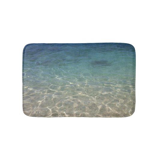 Summer Beach Blue Ocean Water Badmat (Voorkant)