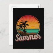 SUMMER BEACH  BRIEFKAART (Voorkant / Achterkant)