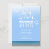 Summer Beach Bubbles Baby Shower-uitvindingen Kaart (Voorkant)