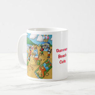 Summer Beach Cats Koffiemok