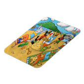 Summer Beach Cats Magnet Magneet (Linkerzijde)