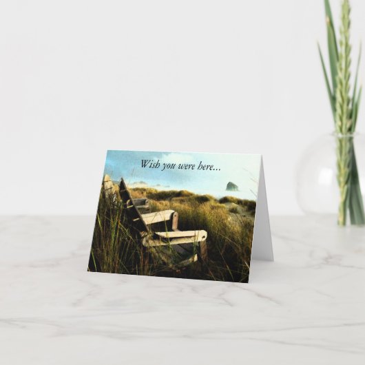 Summer Beach Chairs... Nekaarten Kaart (Voorkant)