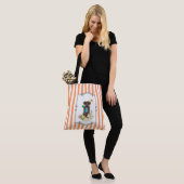 Summer Beach Chocolate Lab Dog Labrador Retriever Tote Bag (Op model)