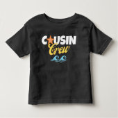 Summer Beach Cousin Crew Matching Kinder Shirts (Voorkant)