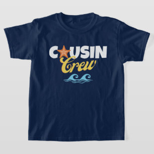 Summer Beach Cousin Crew Matching T-shirt