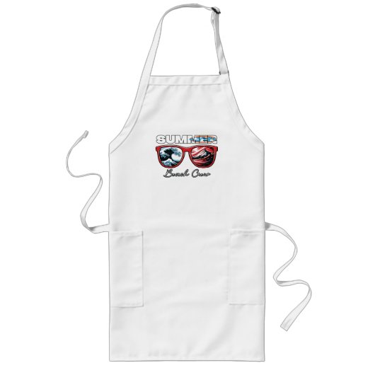 Summer Beach Crew - Zomervibes Lang Schort (Voorkant)