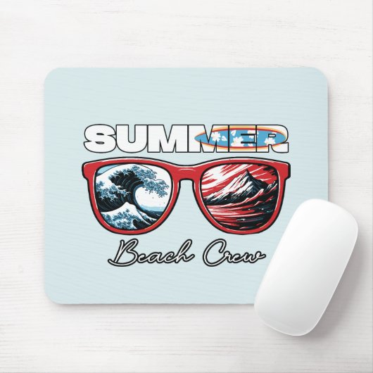 Summer Beach Crew - Zomervibes Muismat (Met muis)