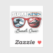 Summer Beach Crew - Zomervibes Sticker (Vel)