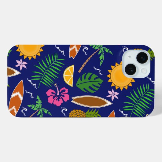 Summer Beach Design Case-Mate iPhone Case (Achterkant (horizontaal))