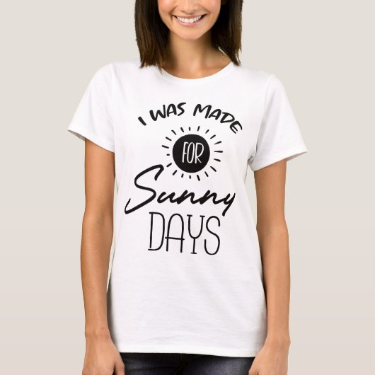 Summer Beach Design T-shirt (Voorkant)