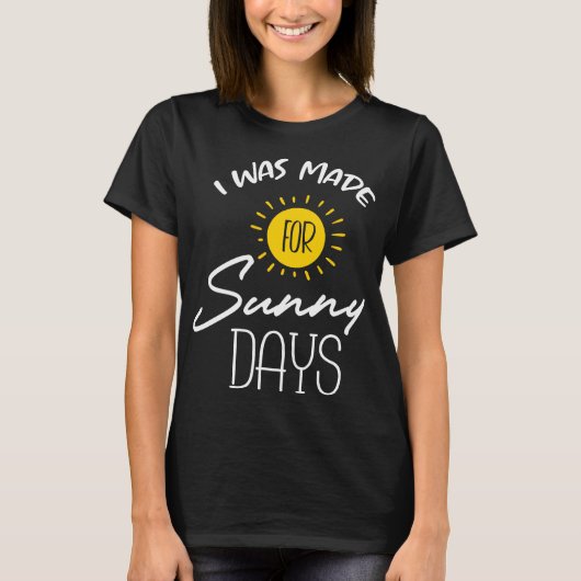 Summer Beach Design T-shirt (Voorkant)