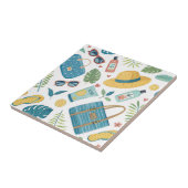 Summer Beach Essentials Pattern (2) Tegeltje (Zijkant)