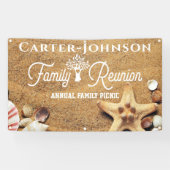 Summer Beach Family Reunion Banner (Horizontaal)