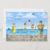 Summer Beach Feestdagenkaart (Voorkant)