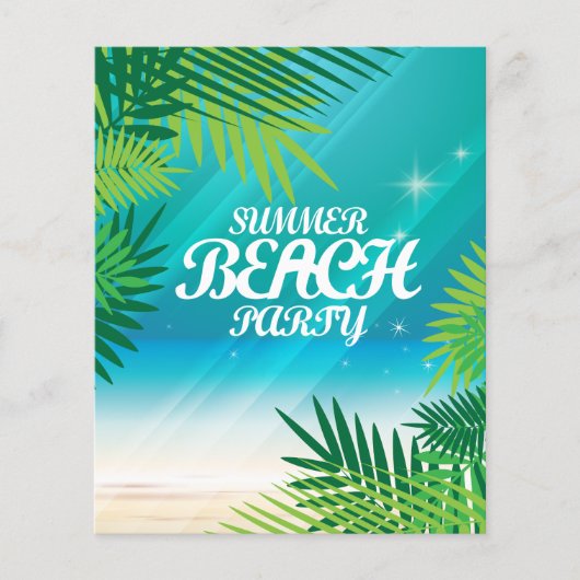Summer Beach Flyer (Voorkant)