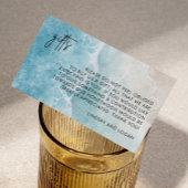 Summer Beach Gift Registry Huwelijksreis Fonds Bru Informatiekaartje