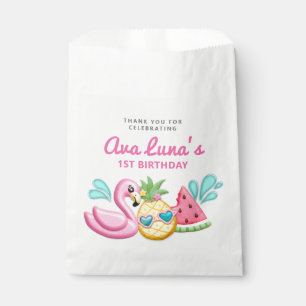 Summer Beach Girl Birthday Goody Bedankzakje