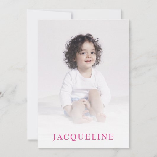 Summer Beach Girls 1st Birthday Party Kaart (Achterkant)