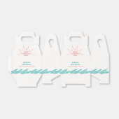 Summer Beach Here Comes The Son Baby Shower Bedankdoosjes (Uitgevouwen)