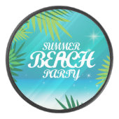 Summer Beach Hockey Puck (Voorkant)