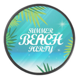 Summer Beach Hockey Puck