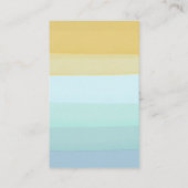 Summer Beach Jewelry Display Kaart Visitekaartje (Achterkant)