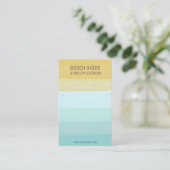 Summer Beach Jewelry Display Kaart Visitekaartje (Staand voorkant)