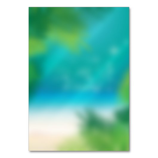 Summer Beach Kaart (Achterkant)