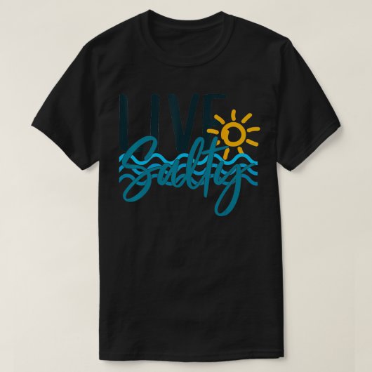 Summer Beach Live Zoute Humor Funny T-shirt (Design voorkant)