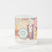 Summer Beach Matglas Koffiemok (Center)