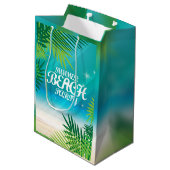 Summer Beach Medium Cadeauzakje (Achterkant Gekanteld)