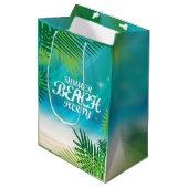 Summer Beach Medium Cadeauzakje (Voorkant Gekanteld)