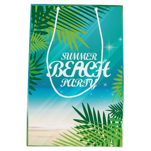 Summer Beach Medium Cadeauzakje (Achterkant)