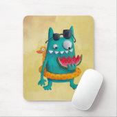 Summer Beach Monster Muismat (Met muis)