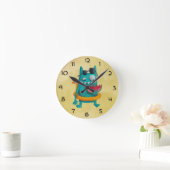 Summer Beach Monster Ronde Klok (Huis)