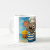 Summer Beach Mouse Mok | Schattigee Cartoon Ice Cr (Voorkant links)