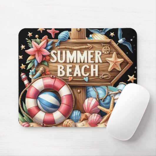 Summer Beach Muismat (Met muis)