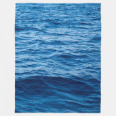 Summer Beach Ocean Waves Fleece Deken (Voorkant)